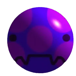 🤩 7dcefc2d ungu, monster, imut, kartun, stiker, wajah telegram sticker