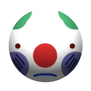 🤩 f2884988 badut, sedih, emoji, wajah telegram sticker