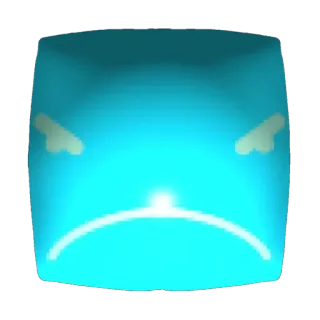 🤩 fba70266 marah, kubus, sedih, biru, frustrasi telegram sticker