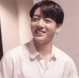 🐰 5d206610 Jeon Jungkook Jeon Jungkook, BTS, K-pop, penyanyi, Korea, senyum, pria, selebriti telegram sticker