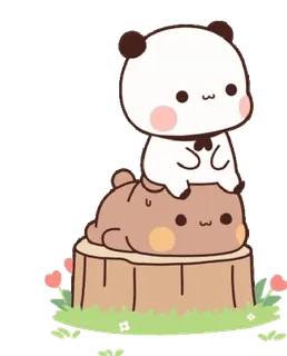 ☺️ 05e35a00 Gấu trúc, Gấu, Dễ thương, Kawaii, Động vật telegram sticker