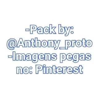 🌟 67899654 Pack by: @Anthony_proto -Imagens pegas no: Pinterest telegram sticker