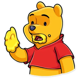 😨 276931b9 Winnie the Pooh kartun, beruang, Winnie the Pooh telegram sticker