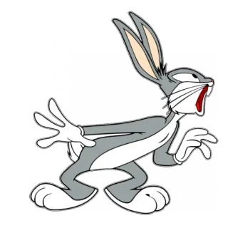 😱 7d9717d7 Bugs Bunny cartoon, bunny, looney tunes, funny, character whatsapp sticker