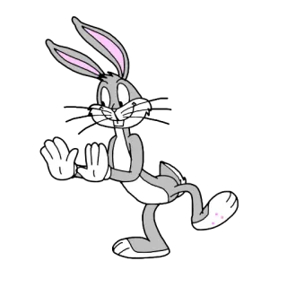 🤤 cb97804b Bugs Bunny cartoon, rabbit, Looney Tunes, character whatsapp sticker