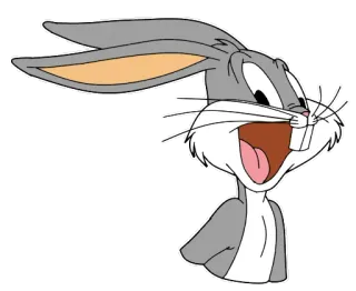 😃 66ec2007 Bugs Bunny Looney Tunes การ์ตูน, กระต่าย, กระต่าย, อนิเมชั่น, ตลก telegram sticker
