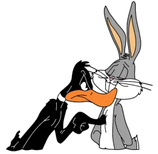 😠 f56a2c96 Bugs Bunny การ์ตูน, ลูนีย์ตูนส์, แดฟฟี่ ดั๊ก, แอนิเมชัน, กระต่าย telegram sticker