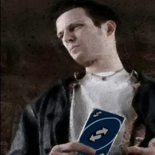 ⚖️ 40ef5eb0 pria, kartu, membalik, uno, permainan, lucu whatsapp sticker