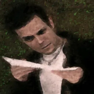 ⚖ 8b0a1f63 pria, kertas, gestur ofensif, potret whatsapp sticker