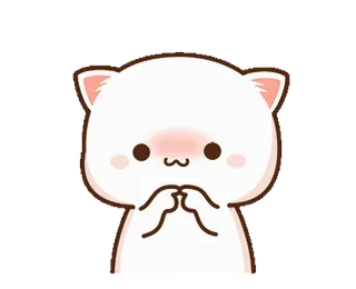 ☺️ 87a1f8d5 lindo, gato, animal, pegatina, adorable, dibujo animado telegram sticker
