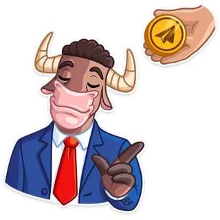Bull & Bear telegram stickers
