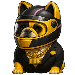 Bulldog telegram stickers