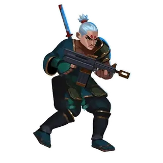 🏃‍♂️ c60ca9b2 воин, оружие, меч, персонаж, шутер telegram sticker