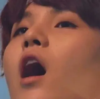 😲 666309cb 表情包, 脸, 表情, 人物, 特写, 张嘴 telegram sticker