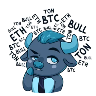 Mine free BULL @bullapp_bot telegram stickers