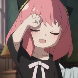 😸 85be55fd Anya Forger Spy x Family anya forger, spy x family, anime, carina, ragazza, cartone animato whatsapp sticker