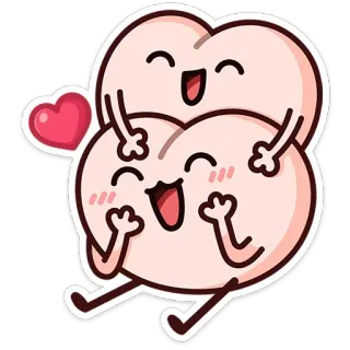 🥰 a28158c9 serca, miłość, słodkie, kawaii, uczucie, przyjaźń telegram sticker
