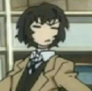 😑 f037bdec Osamu Dazai Bungou Stray Dogs Anime, Charakter, BSD, Dazai, Manga telegram sticker