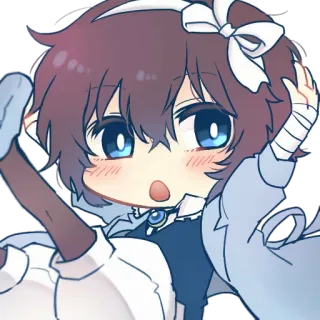 🤗 1a804f1f anime, chibi, cute, manga, cartoon whatsapp sticker