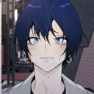 😭 32d20dcd 动漫, 漫画, 哭, 难过, 女孩, 女人, 眼泪 telegram sticker