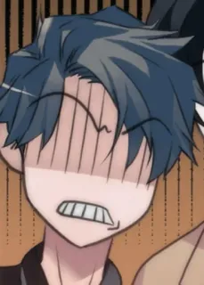 😬 ae23c141 动漫, 漫画, 卡通, 担心, 表情 telegram sticker