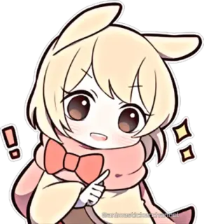 😊 7b99f9b2 animé, autocollant, mignon, kawaii, dessin animé telegram sticker