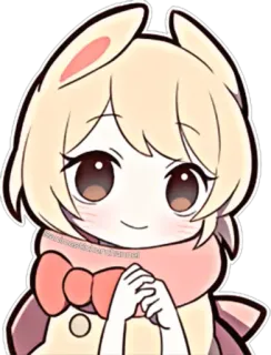 ☺️ a1a5ebbf Anime, Mignon, Lapin, Dessin animé, Kawaii telegram sticker