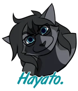 🙃 1396d409 Hayato Hayato. 狼, 卡通, 动漫, 动物, 兽人, 头像 whatsapp sticker