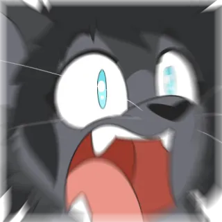 🔈 2a217c62 动物, 卡通, 震惊, 恐怖, 恐惧, 表情, 惊讶 whatsapp sticker