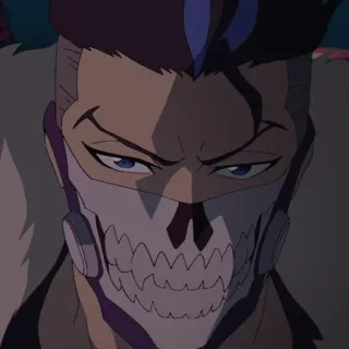 🔮 63eb3bb5 Anime, Maska, Postać, Czaszka telegram sticker