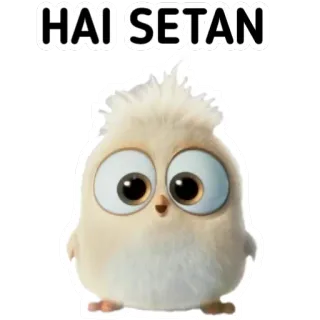 🙃 3db6d064 HAI SETAN süß, Vogel, Cartoon, lustig, Tier whatsapp sticker