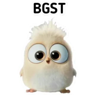 🙃 d7368952 BGST vogel, süß, aufkleber, tier, cartoon whatsapp sticker