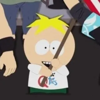 🌟 aefc96c2 Butters Stotch South Park ALL OUT Q TIES South Park, Butters, Figur, Cartoon, Comedy telegram sticker