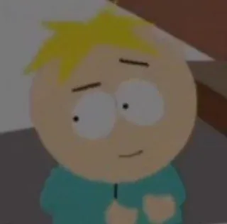 💋 af44d17f Butters Stotch South Park Cartoon, Animation, Butters, South Park, Figur telegram sticker