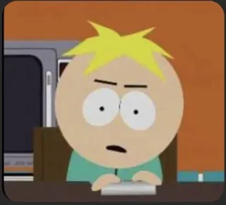 🌟 c64bd02f Butters Stotch South Park Cartoon, Butters, South Park, Figur, Lustig telegram sticker
