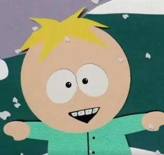 🌟 da5c2723 Butters Stotch South Park Butters, South Park, Cartoon, Figur telegram sticker