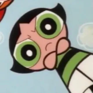 😠 6b6a507a Buttercup The Powerpuff Girls Cartone animato, Supereroe, Ragazza, Powerpuff telegram sticker