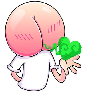 😘 b9738e89 задница, пердеть, обидный, мультфильм, юмор, смешной telegram sticker