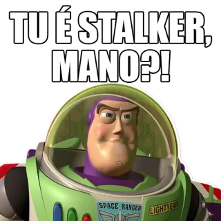 Buzz Lightyear Questionador whatsapp stickers