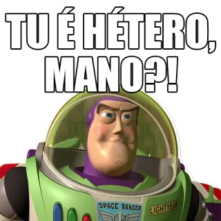 Buzz Lightyear Questionador telegram stickers