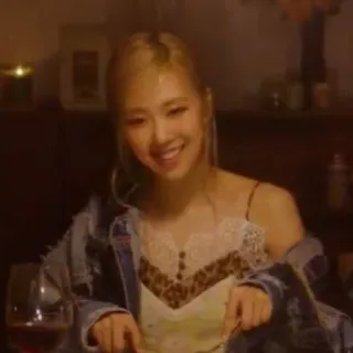 😃 4f6e4fd9 Rose kpop, singer, rose, blackpink, celebrity telegram sticker