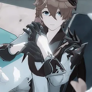 🧊 4e941ceb Tartaglia Genshin Impact Anime, Game, Genshin Impact, Tartaglia, Karakter whatsapp sticker