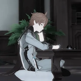 🧊 ad0005c4 Tartaglia Genshin Impact Anime, Video game, Karakter, Genshin Impact, Tartaglia whatsapp sticker