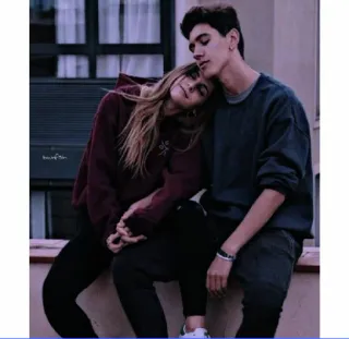 ❤️ e0dd25e8 Paar, Liebe, Beziehung, Zuneigung, Porträt telegram sticker