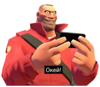 👌 a6cad7a7 Окей! okay, video game, gamer, russian, soldier, cartoon telegram sticker