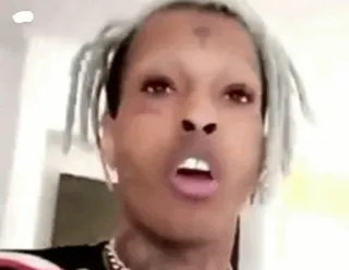 ➖ 9ac87803 XXXTentacion raper, muzyk, XXXTentacion, portret telegram sticker