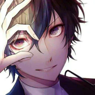 👌 4eaf4d7d Anime, Manga, Personaje, Sonriendo, Joven telegram sticker