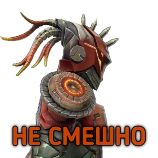 😐 5c626e8f НЕ СМЕШНО robot, cyborg, adesivo whatsapp sticker