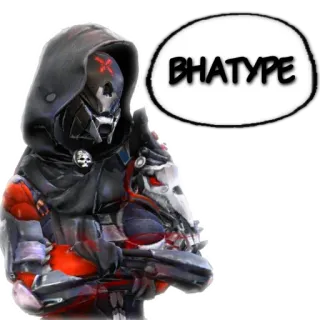 👍 a20f5cae BHATYPE sparatutto, maschera, soldato, arma whatsapp sticker