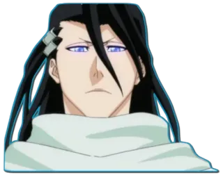 😠 0d6481d9 Byakuya Kuchiki Bleach Anime, Bleach, Byakuya Kuchiki, Shinigami, Manga telegram sticker